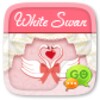 GO SMS PRO WHITE SWAN THEME icon