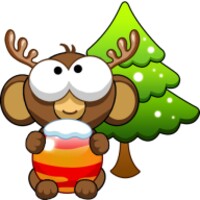 Xmas Bubble Monkey android app icon