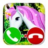 fake call unicorn game icon
