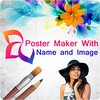 Poster Maker With Name & Image icon