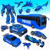 Ikon Police Robot Bus - Car Games