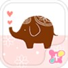 Icon von Lovely Elephant wallpaper-