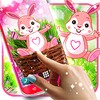 Cute bunny live wallpaper icon