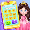 cute princess baby phone game icon