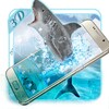 3D Roar Angry Shark Launcher icon