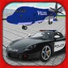 Police Car Airplane Transport icon