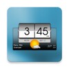 3D flip clock & weather icon