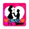 Romantic valentine's day Love SMS icon