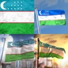 Uzbekistan Flag Wallpaper: Fla icon