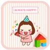 cute always happy dodol theme icon