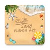 Draw Beach Sand Name Art icon