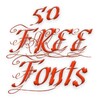 Icona di Free Fonts 50 Pack 11