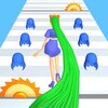 LongHair Girl Runner Hair 3D icon
