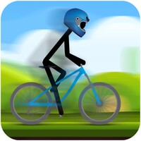 Stickman Bicycle Racing 2D android app icon