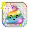 Rainbow Unicorn Poop Keyboard icon
