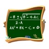 Quadratic formula icon