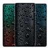 Black Water Droplets Wallpapers simgesi