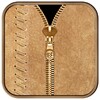 Leather Zipper Lock Screen icon