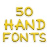Hand Fonts 50 icon