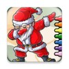 Santa Christmas Coloring Pages icon