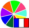 Colors in French icon