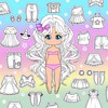 أيقونة Chibi Doll Dress up & Coloring