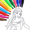 Princess Coloring game icon