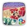 Violet GOLauncher EX Theme icon