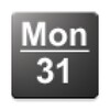 Date in Status Bar icon