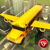 Flying School City Bus Sim 3D icon
