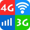 WiFi, 5G, 4G, 3G Speed Test icon