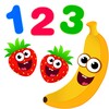 3. Funny Food 123 Number icon