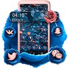 Blue Pink Rose Launcher Theme icon