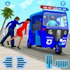 Police Tuk Tuk Rickshaw Games icon