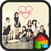 Pink LUV LINELauncher Theme icon