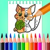 Cats Drawing and Coloring Book icon