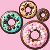 Donuts drop and merge icon