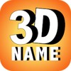 3D name wallpaper icon