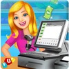 Supermarket cash register icon