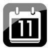 Calendar for smartwatch icon