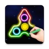 Icono de Finger Spinner: Glow Art Draw