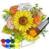 أيقونة Coloring adult (Flower)