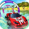 Floating Water Surfer Car Driving - Beach Racing icon