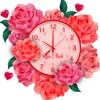 Rose Clock Live Rose Wallpaper icon