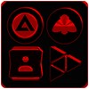 Black and Red Icon Pack Free icon