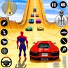 Superhero Mega Ramp GT Racing Stunts icon