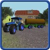 Tractor Manure Transporter 3D icon