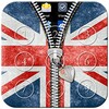 UK Flag Passcode Zipper Lock icon