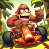 Monkey Jungle Kart Race games icon