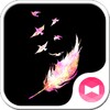 Feather in Black galaxy icon